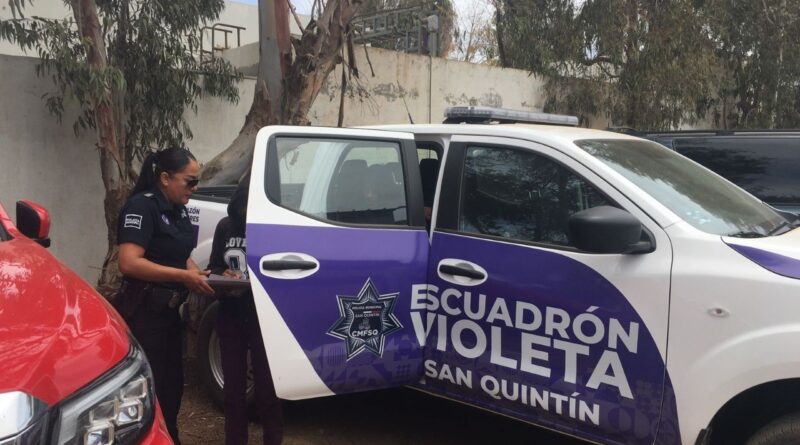 Act A Escuadr N Violeta En Casos De Violencia Familiar En San Quintin